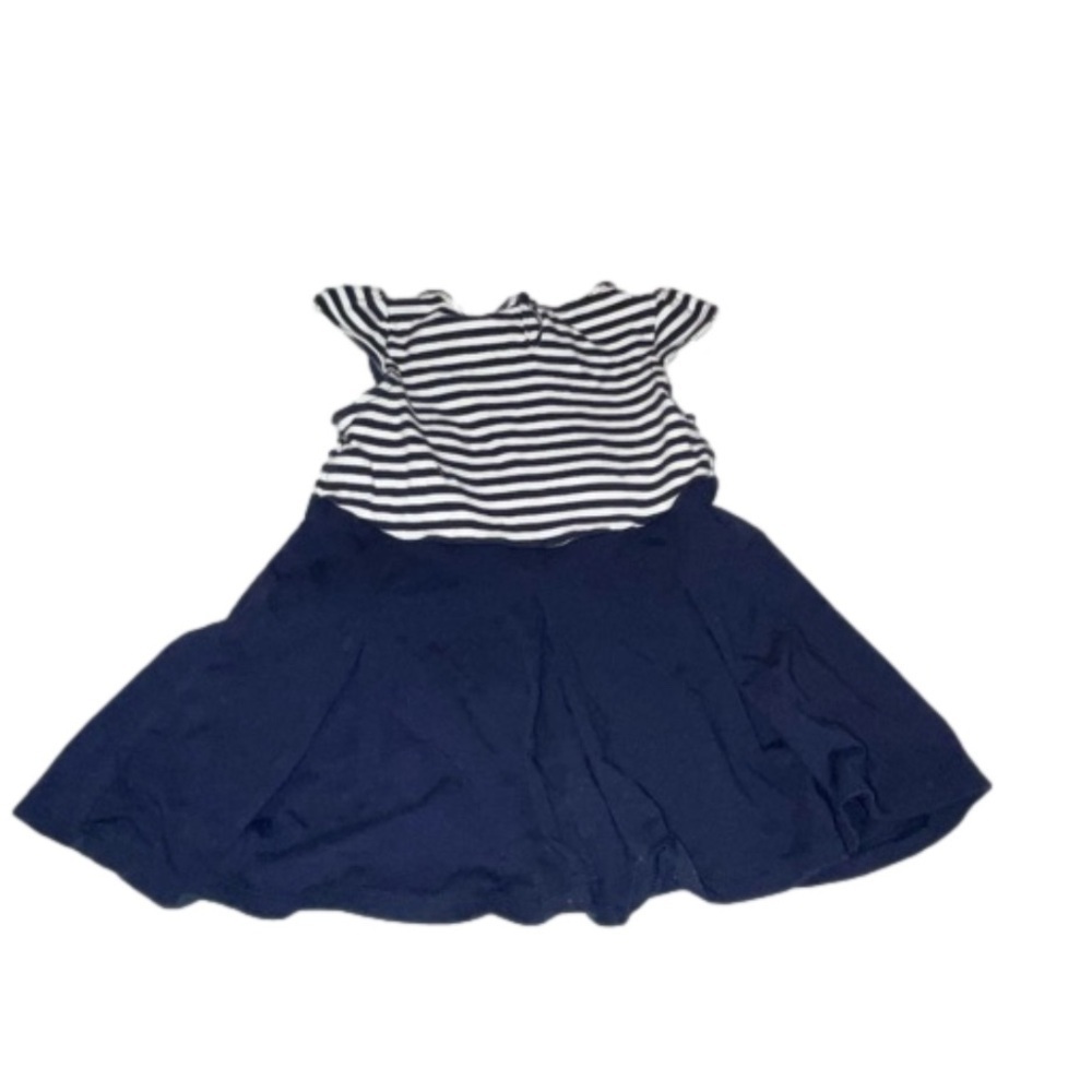 Have your Toddler took Angelic in this Nautical Ocean Ready pleaded Sailor Dress - Picture 4 of 8